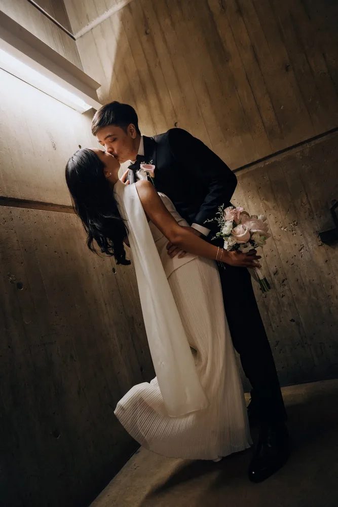 J. & B.'s city hall wedding at Boston City Hall, photograph 8 of 28