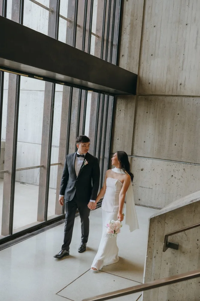 J. & B.'s city hall wedding at Boston City Hall, photograph 11 of 28