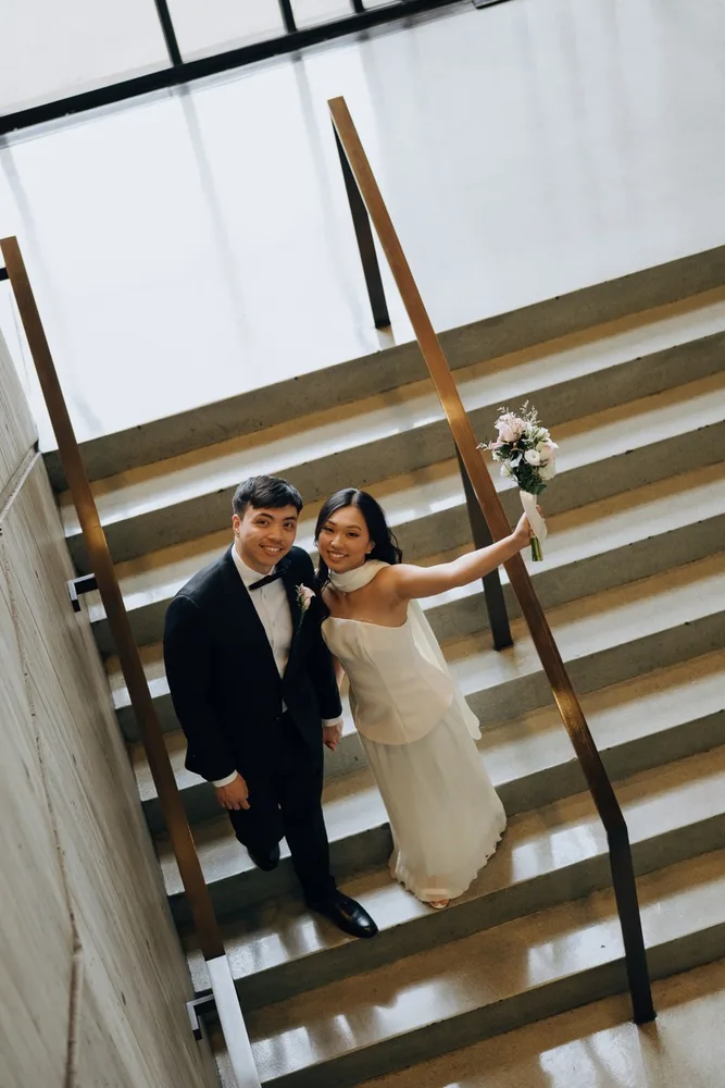 J. & B.'s city hall wedding at Boston City Hall, photograph 13 of 28