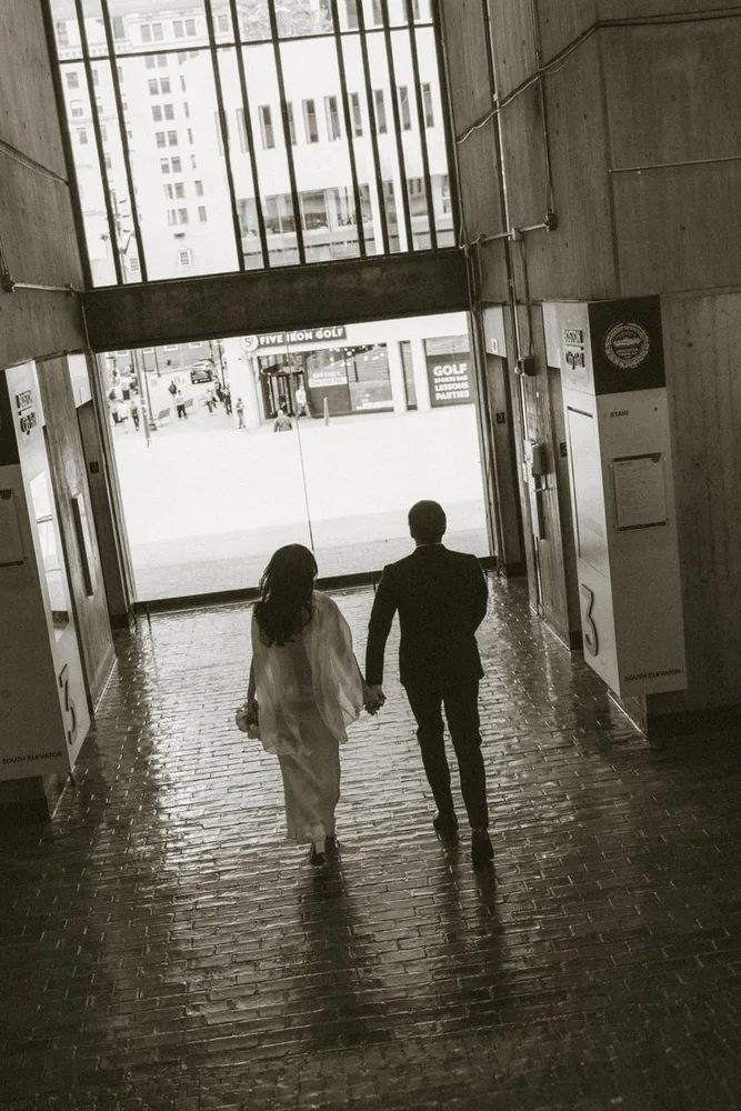 J. & B.'s city hall wedding at Boston City Hall, photograph 16 of 28