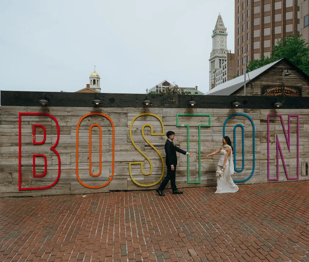 J. & B.'s city hall wedding at Boston City Hall, photograph 23 of 28