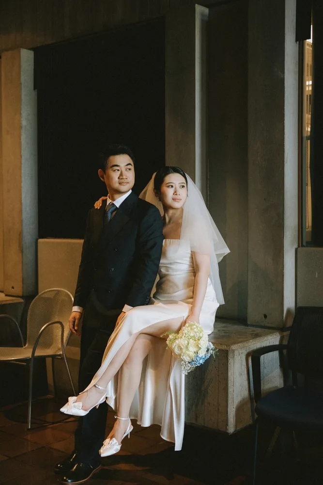 M. & A.'s city hall wedding at Boston City Hall, photograph 18 of 31