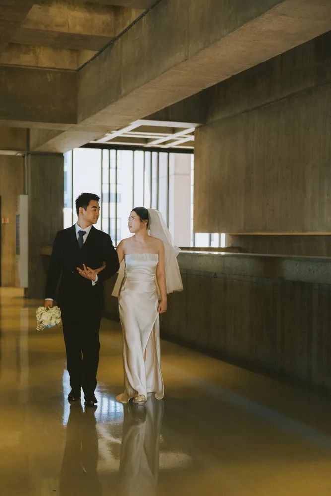 M. & A.'s city hall wedding at Boston City Hall, photograph 28 of 31