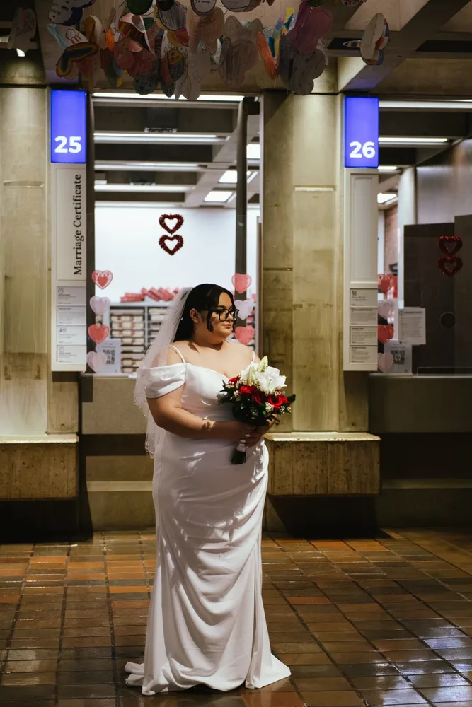 Y. & K.'s city hall wedding at Boston City Hall, photograph 1 of 26