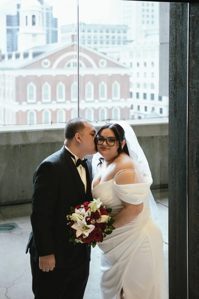 Y. & K.'s city hall wedding at Boston City Hall, photograph 19 of 26