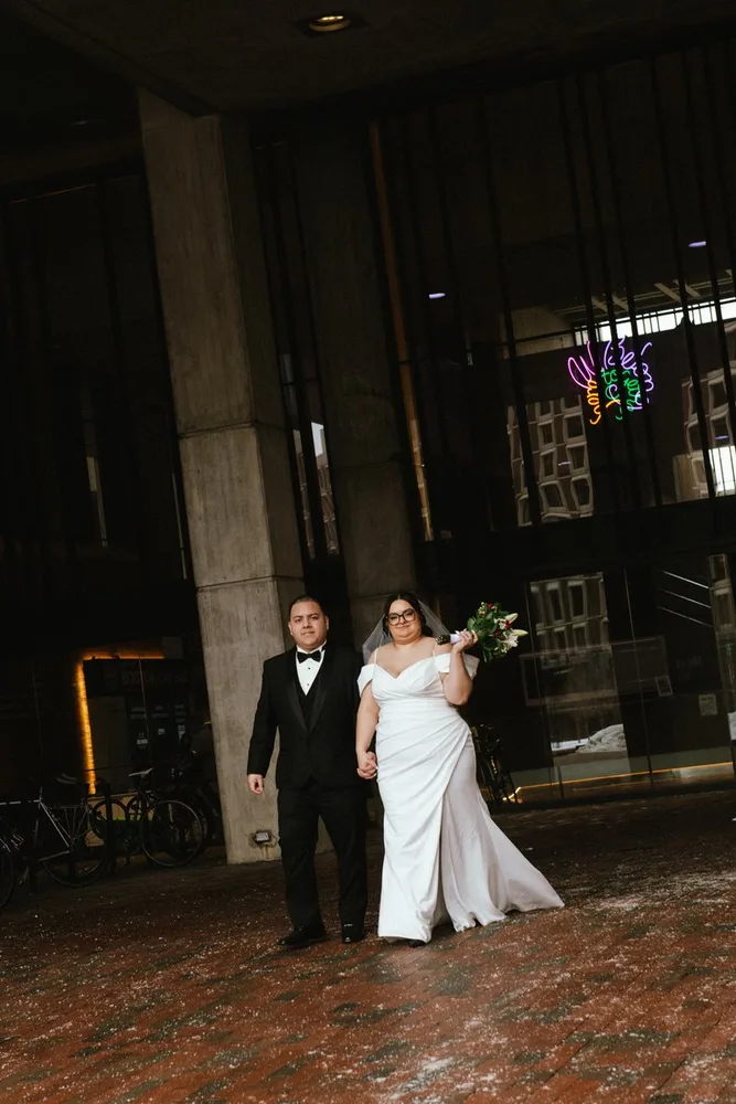 Y. & K.'s city hall wedding at Boston City Hall, photograph 20 of 26