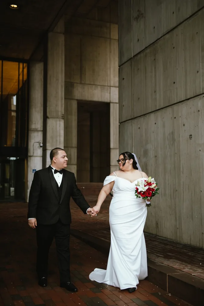 Y. & K.'s city hall wedding at Boston City Hall, photograph 22 of 26
