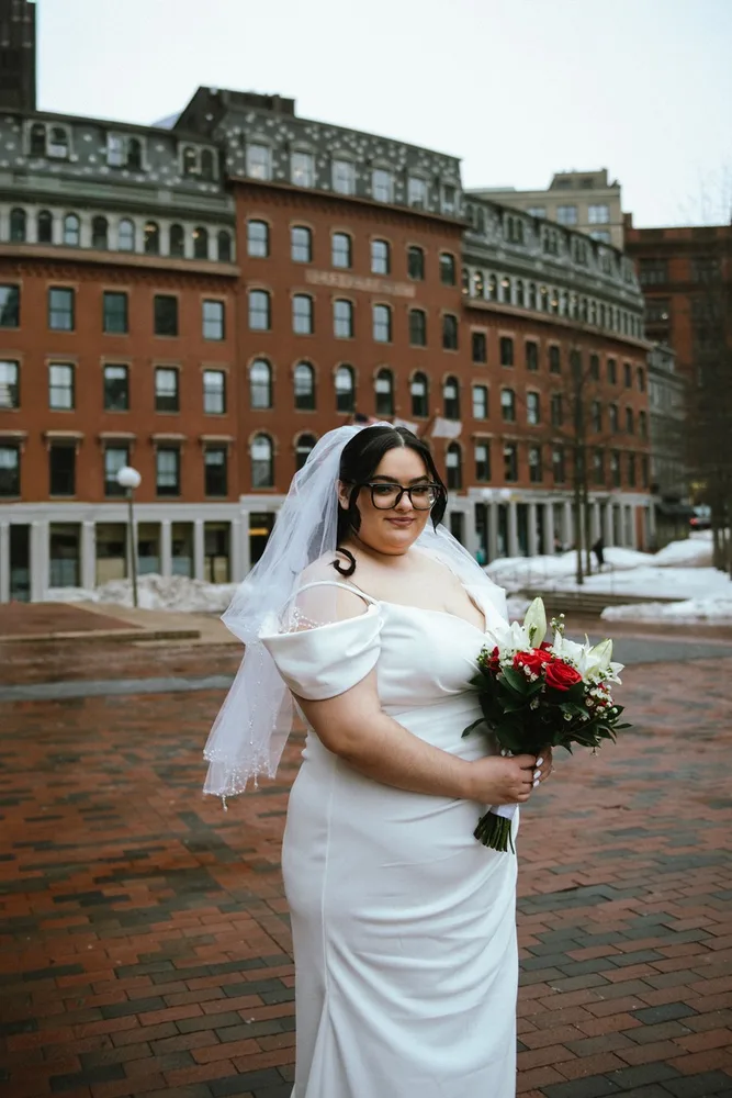Y. & K.'s city hall wedding at Boston City Hall, photograph 23 of 26