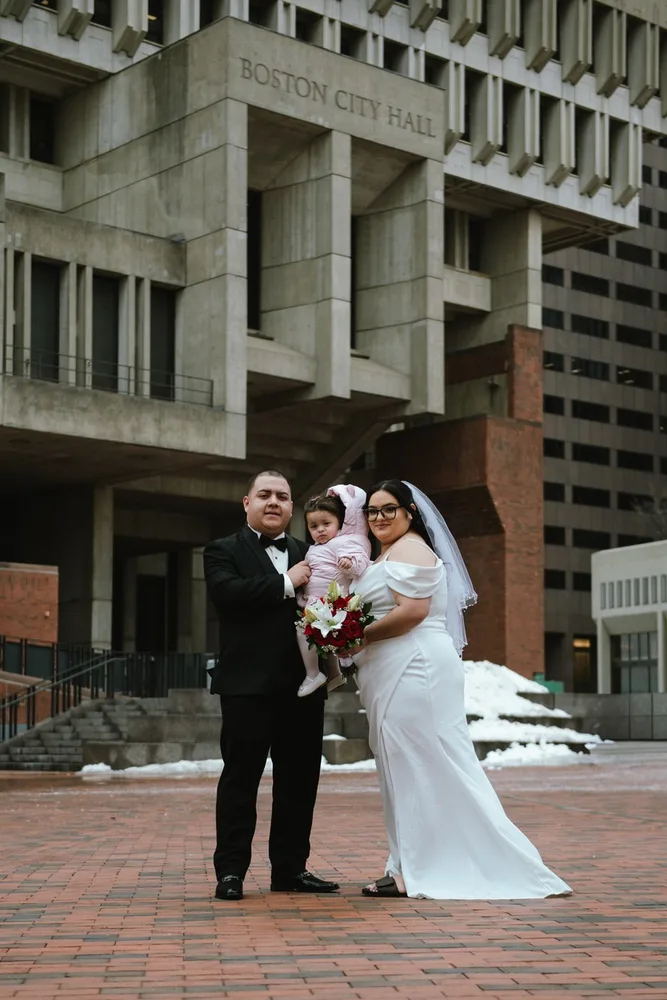 Y. & K.'s city hall wedding at Boston City Hall, photograph 25 of 26
