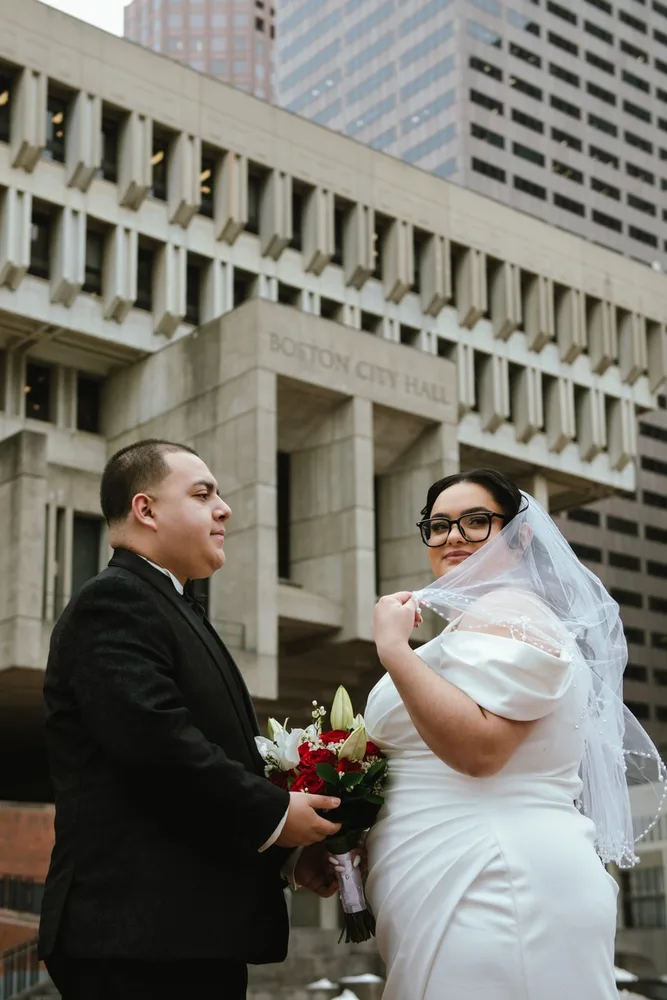 Y. & K.'s city hall wedding at Boston City Hall, photograph 26 of 26