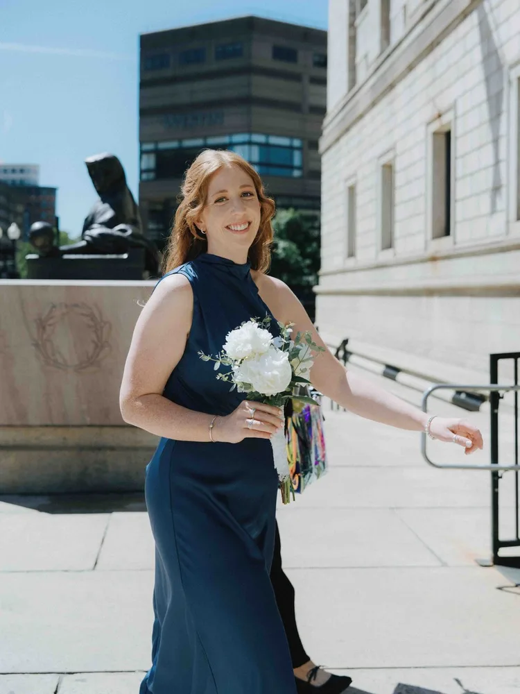 J. & H.'s wedding at Boston Public Library, photograph 13 of 54