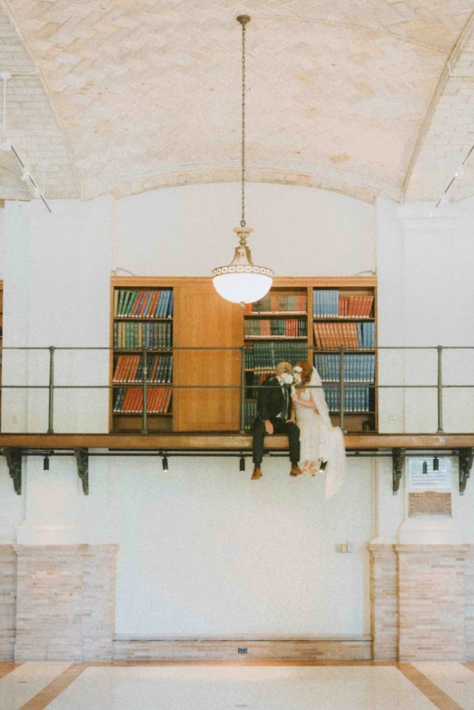 J. & H.'s wedding at Boston Public Library, photograph 25 of 54