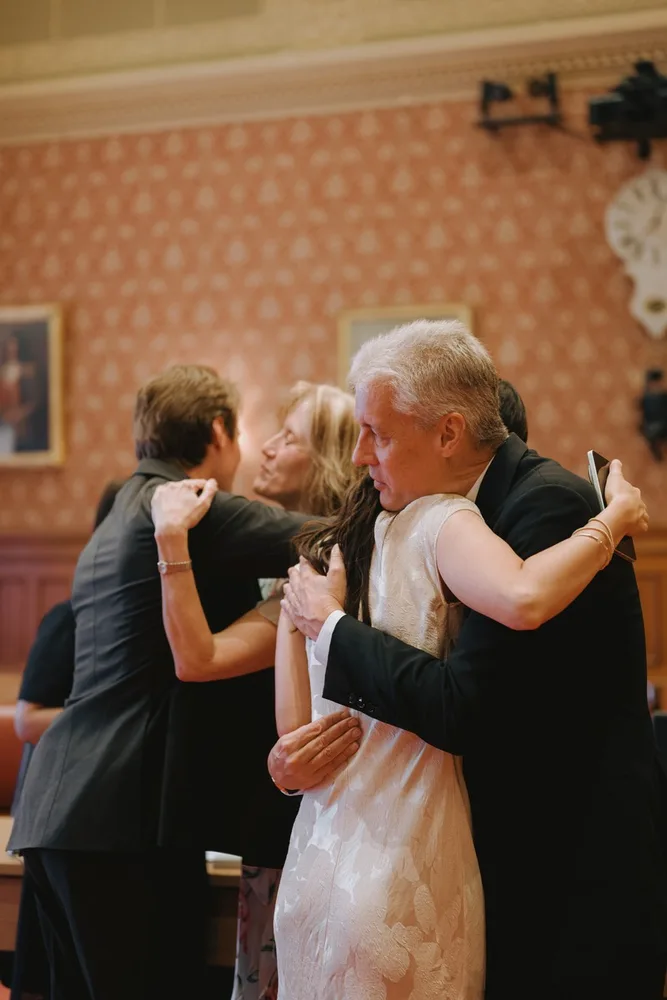 J. & M.'s city hall wedding at Cambridge City Hall, photograph 12 of 35