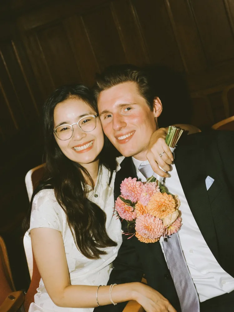 J. & M.'s city hall wedding at Cambridge City Hall, photograph 16 of 35
