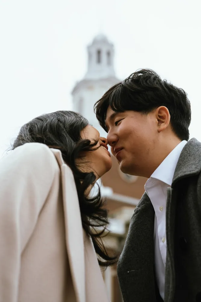 G. & A.'s city hall wedding at Newton City Hall, photograph 17 of 17