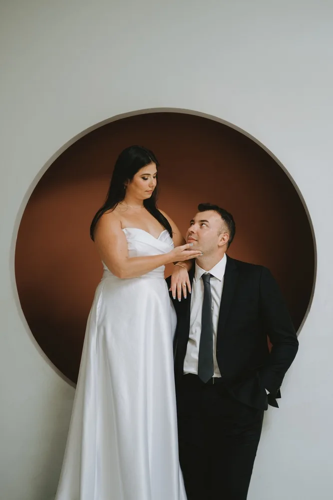 J. & C.'s elopement at In studio, photograph 6 of 21