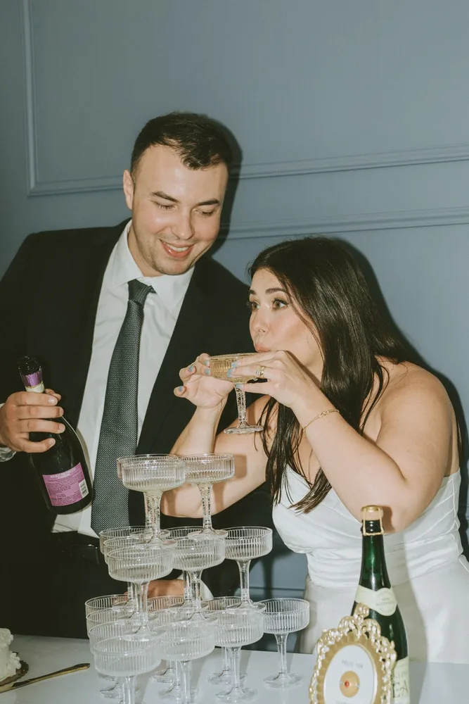 J. & C.'s elopement at In studio, photograph 8 of 21